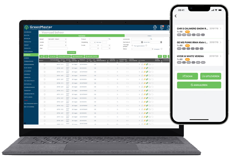 GreenMaster sierteelt software